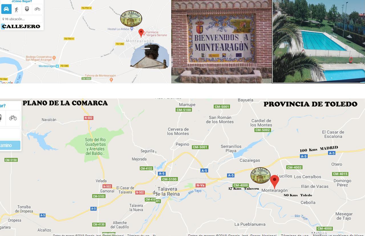 Hostal La Aldaba Hotel Montearagon Kültér fotó